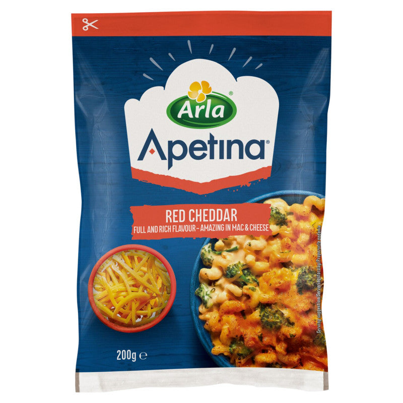 Arla Apetina Ser wiórkowany Red Cheddar 200 g
