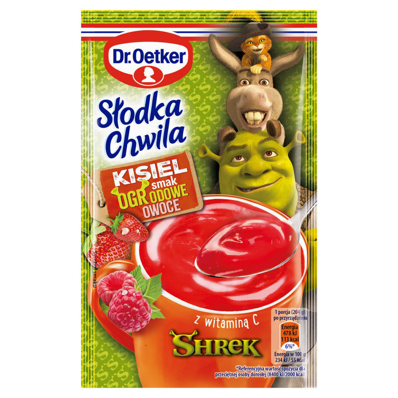 Dr. Oetker Słodka Chwila Kisiel smak ogrodowe owoce 29 g