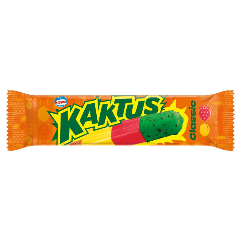 Kaktus Classic Lody wodne o smaku cytrynowym i sorbet truskawkowy 45 ml
