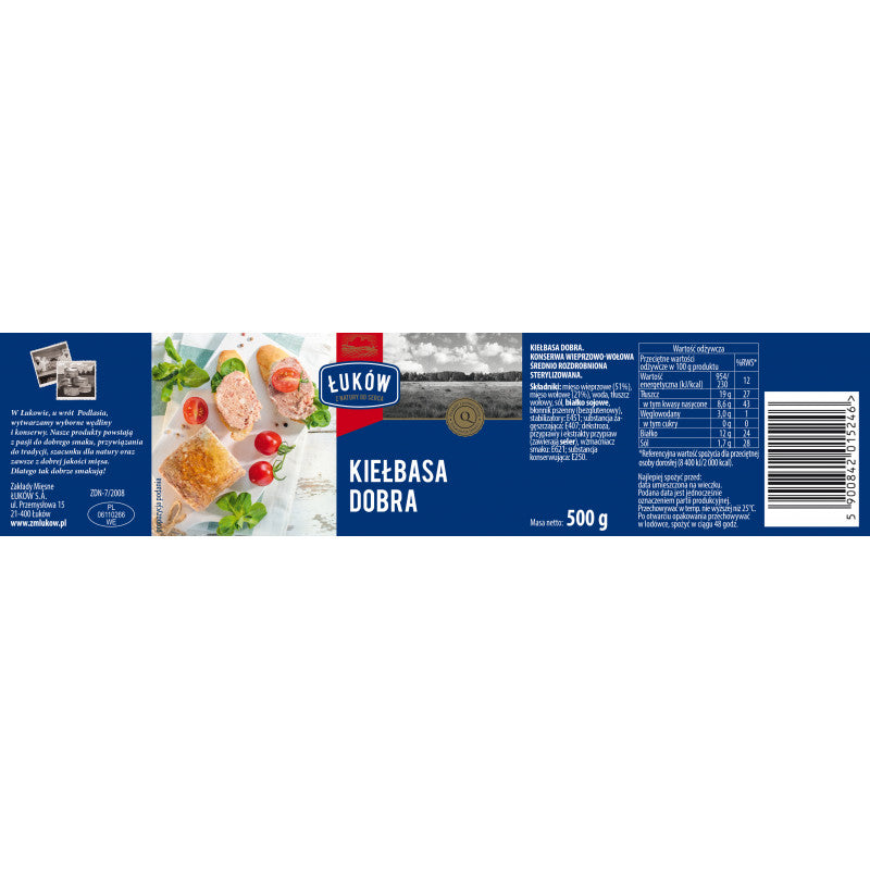 Kiełbasa dobra 500g Łuków
