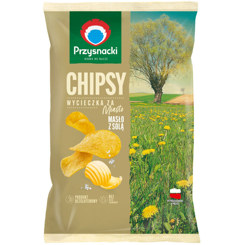 Przysnacki Chipsy masło z solą 130 g