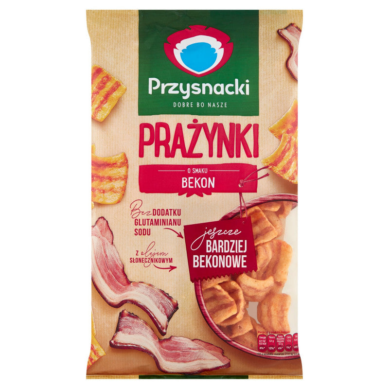 Przysnacki Prażynki o smaku bekon 120 g