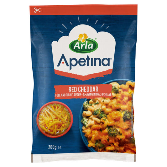 Arla Apetina Ser wiórkowany Red Cheddar 200 g