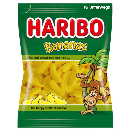 Haribo Bananas Pianko-żelki o smaku owocowym 70 g