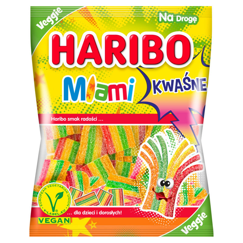 Haribo Miami Fizz Żelki owocowe 85 g