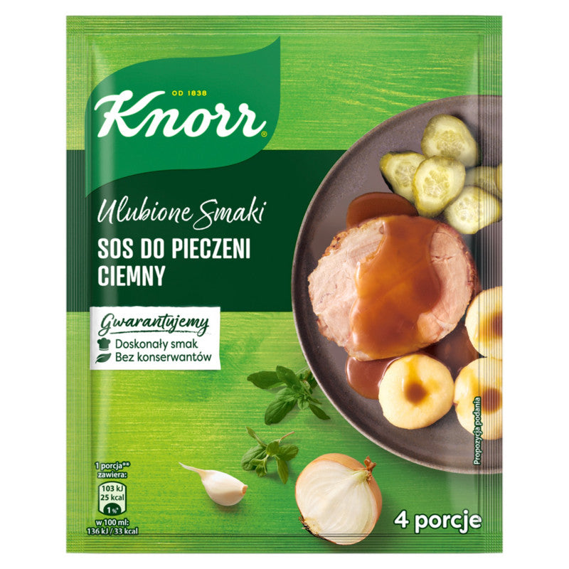 Knorr Ulubione Smaki Sos do pieczeni ciemny 29 g