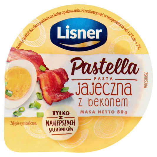 Lisner Pastella Pasta jajeczna z bekonem 80 g