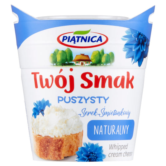Piątnica Twój Smak Serek śmietankowy puszysty naturalny 150 g