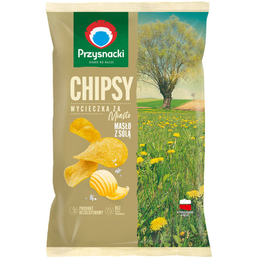 Przysnacki Chipsy masło z solą 130 g