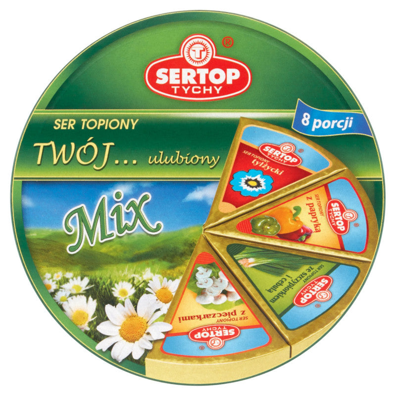 Sertop Tychy Twój... ulubiony Mix Ser topiony 140 g (8 x 17,5 g )