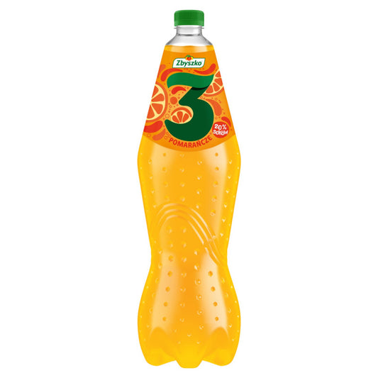 Zbyszko 3 Napój gazowany pomarańcze 1,75 l